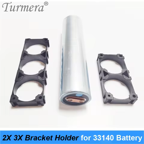 Turmera 2X 3X Bracket Holder for 3.2V 33140 Lifepo4 Battery Safe Anti Vibration Plastic Case Assembl