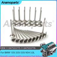 Engine Intake & Exhaust Valves Fit 3.0T L6 For BMW 135i 335i 535i 740i Z4 E90 E92 E88 E60 E71 N54 N5