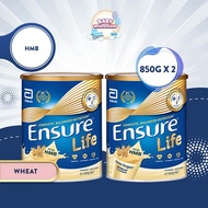 [Bundle of 2] Abbott Ensure Life With HMB Adult Nutrition Wheat 850g