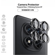 For Redmi 15R 15C 15 5G 4G Aluminum Alloy Camera Lens Tempered Glass For Redmi Note 15R 15Pro+ 15Pro