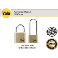 Yale Y110 Series 30mm Solid Brass Padlock Y110/30/117/1 or Y110/30/150/2