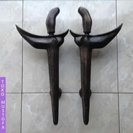 handle tarikan pintu rumah kuningan antiq motif keris lancip juwana