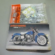 Imai 模型電單車 Harley Davidson FLH模型 全新未砌 Made in Japan 1/12 盒殘盒面黃 盒底有膠紙漬