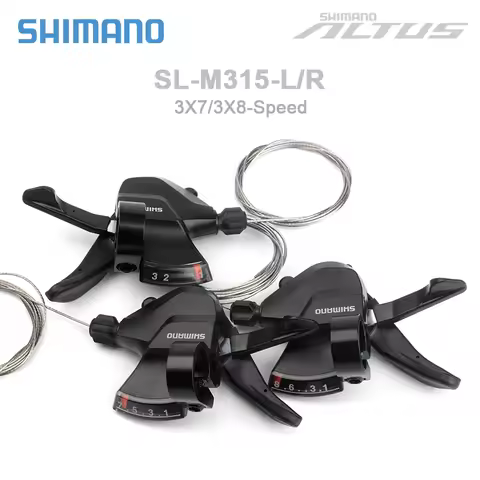 SHIMANO SL-M315 3/7/8 Speed Shifter Trigger SL-M315-L/R 3X7-Speed MTB Bike Left/Right Shift Lever M3