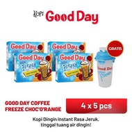 GOOD DAY Coffee Freeze Choc'O'Range 4 Dus (5 x 30 gr) Free Shaker