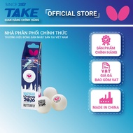 SPECIAL EDITION Butterfly Ball R40+ 3 STAR (3 FRUITS) Genuine MADE IN CHINA Ping Pong Ball