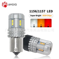 1156 BA15S P21W LED Mentol Isyarat Giliran Tanpa Ralat 1157 3020 12SMD Cahaya 12V