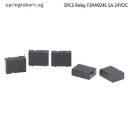## Toy & Gifts ##  5PCS 24V Relay F3AA024E 5A 24VDC F3AA012E F3AA005E Normally Open 4 Feet Relay 5A 