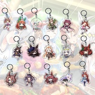 GANTUNGAN Uma Musume Mejiro Mcqueen Keychain - Mihono Bourbon - Ganci - Keychain - Souvenir - Oguri 