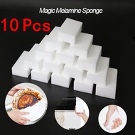 10 Pieces of White Nano Magic Cleaning Sponge Kitchen Powerful Decontamination Cleaning and Descalin