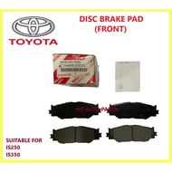 100% ORIGINAL TOYOTA IS250 / IS350 BRAKE PAD FRONT / DEPAN ALAS BREK TOYOTA IS350 / IS250 04465-5302