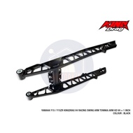 YAMAHA Y15 Y15ZR KING DRAG KINGDRAG SWING ARM REAR ARM REAR FORK BELAKANG TONNKA ARM KD V4 + 1 INCH