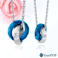 Couple Necklace Pair Chain ATeenPOP West German Steel White Steel Necklace True Love Only Single Pri