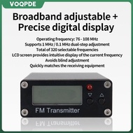 [voqpde] 0.5W FM Transmitter Frequency Modulation Emitter for School Parking Lot Car