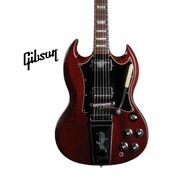 GIBSON EXCLUSIVE SG STANDARD '61 MAESTRO VIBROLA T-TYPE ELECTRIC GUITAR - AGED CHERRY