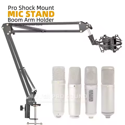 Tabletop Suspension Microphone Stand Compatible With Rode NT2 NT1000 NT 2 1000 NT1-A NT2-A Desk Mic 