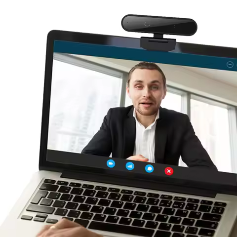 Facial Recognition Webcam Built-in Microphone for Windows Hello USB Computer Webcam Computer Web Cam