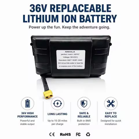 π2026351626 36V 13.8Ah 10s2p Li lon Rechargeable Battery 160*86*60mm for Electric Selfbalancing Scoo