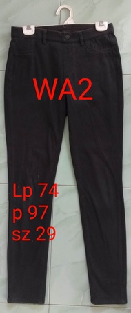 kode:AK21/PL celana cewek/celana cewek semi jeans second/celana panjang/pakaian cewek/thrift celana