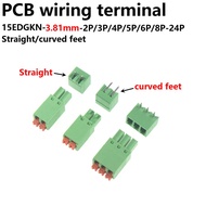 5PCS KF2EDGKNRC 3.81 2P ~ 12P PCB PLUG-IN TERMINAL BlOCKS 15EDGKN 3.81mm 2PIN FMC 1,5/ 2-ST-3,81 PHO