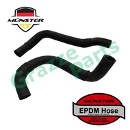 Münster Radiator Coolant Hose Pipe Top Upper Bottom Lower for Toyota Wish 1.8 ZNE10 Caldina ZZT241 I