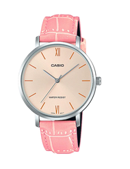 นาฬิกา รุ่น LTP-VT01L Casio Standard นาฬิกาข้อมือ นาฬิกาผู้หญิง สายหนัง รุ่น LTP-VT01L-1B LTP-VT01L-