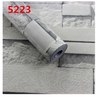 Roll 5 - 10 meters Wallpaper Decal GDT 030-3D GRAY STONE