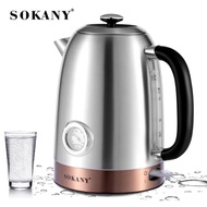 Electric Kettle Stainless Steel 1.7 L Tea Kettle Bpafree Hot Wa