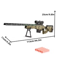 New City Technical  Police Military Weapon Sniper Rifle Building Blocks AWM For Assault Rifle Brick 