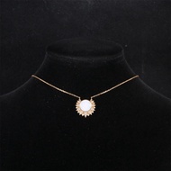 PIAGET(伯爵)  18K玫瑰金 鑽石 玫瑰金 Sunlight 歐泊石項鏈 18K