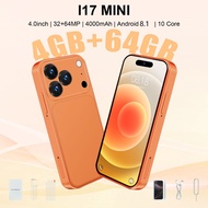 New Product XS17 Mini  Smartphone 4.0-inch Screen Mini Phone 3G Network Memory 4GB+64GB Battery 4000