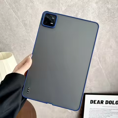 Matte Case For Xiaomi MI Pad 6 5 6S Pro Tablet Case Shockproof Soft Silicone Bumper Hard Back Cover 