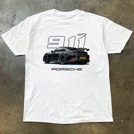 COD- Men's Cotton T-Shirt PORSCHE 911 GT3 Car Theme T-Shirt: With 911 GT3 Sports Matching Pattern "9
