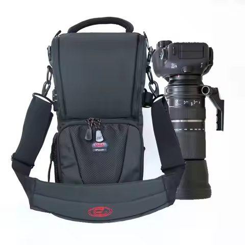Professional Outdooer Photography Shoulder Bag Waterproof Telephoto Lens DSLR Backpack 150-600mm 200