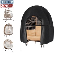 [BUBL] Patio Egg Chair Cover Double Wicker Egg Chair Covers for Outdoor Egg Swing