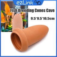 1Pcs Ceramic Fish Breeding Cones Cave Spawning Breed Cone For Discus Fish and Angelfish Fish Breeding