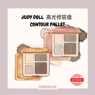 [READY STOCK] JUDYDOLL CONTOUR HIGHLIGHTER PALATTE PALLET 橘朵 高光修容盘 TINIESS