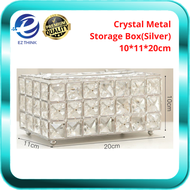 Luxury Crystal Metal Tissue Box Holder Napkin Paper Towel Europe Style Storage Box for Living Room O