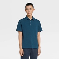 ZEGNA ZEGNA Men's Clothing 22 Summer Wool Sweat Cloth Fabric Men's Polo Shirt