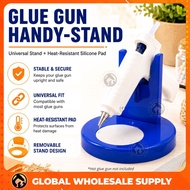 Glue Gun Handy Stand Pemegang Glue Gun Holder With Heat-Resistant Silicone Pad Portable Removable St