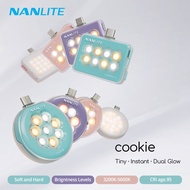Nanlite mini Cookie Cookie-S Bi-color Pocket Light 2.3w 3200-5600K Mini Photography Fill Lighting 3 