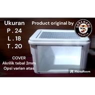 Gecko cage box modified acrylic glass