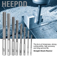 HEEPDD 8PCS Chucking Reamer Set Straight Shank High Speed Steel H7 Reaming Tool Accessories 3/4/5/6/