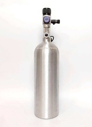 ถัง CO2 อลูมิเนียม ขนาด 1.5 กิโลกรัม พร้อมโซลินอยด์วาล์ว Marine+ สำหรับตู้ไม้น้ำ (มือสอง)