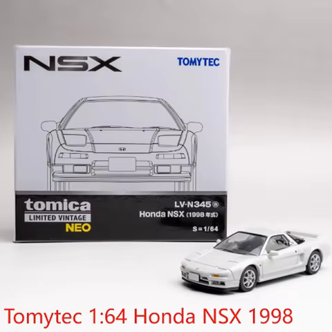 Tomytec1:64 scale alloy car model, TLV LV-N345a NSX 1998