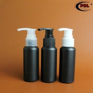 60ml HDPE BLACK PUMP BOTTLE 60ml HDPE PLASTIC BOTTLE 60ml LOTION BOTTLE/ 24 NECK PUMP CAP