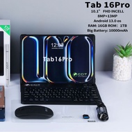 CCIT แท็บเล็ตแอนดรอยด์ TAB16Pro การ์ดอินเซลหน้าจอ10.1นิ้ว MTK6755แปดคอร์2.0กิกะเฮิร์ตซ์โทร