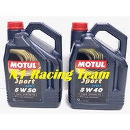 (5 Litre) Motul Sport 5W40 or 5W50 Fully Synthetic Engine Oil