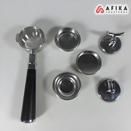 Non-Pressurized Portafilter E61 Stainless Steel 304 58mm Wood