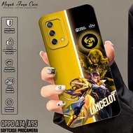 Softcase Oppo A74 / A95 4G - Case Hp Oppo A95 / A74 4G Motif Hero MobilLegend - Silicone Hp Oppo A95
